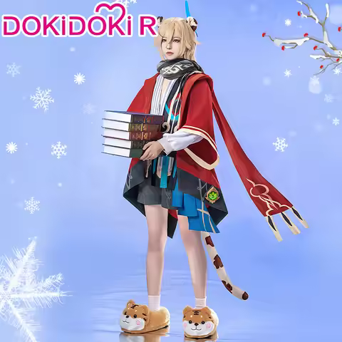 Kaveh Doujin Cosplay Costume Game Genshin Impact DokiDoki-R Kaveh Cosplay Men Cute Winter Costume Cu