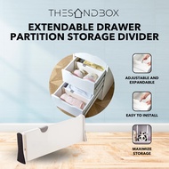 Extendable Drawer Partition Storage Divider [  Kitchen Cabinet Wardrobe Clothes Organizer Home Organizer Versatile ]