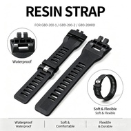 Soft Durable Resin Silicone Watch Band Replacement Strap For GBD-200-1 GBD-200-2/9 GBD-200RD Sports 