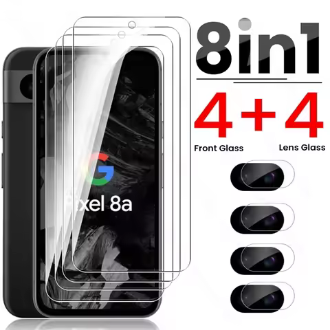 8To1 Tempered Glass for Google Pixel 9 10 Pro XL 5G Camera Lens Screen Protector on Pixle 10a 9a 8a 