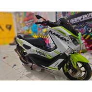 Stiker Motor YAMAHA NMAX OLD Full Body Sticker NMAX Lama Warna Hijau Putih Request Nama dan COD