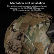 Quick Installation Nvg Strap Drop Protection Nvg Lanyard 360 Degree Rotation Helmet Mount Night Visi