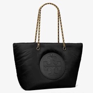 Tory Burch TORY BURCH Ella Puffy 鏈條托特包 152450-001 黑色- # Black Picture Color