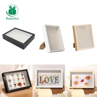 [PerfeclanfdMY] DIY Shadow Box Wood Frame DIY Memory Tabletop Wood Memory Display Dried Flower
