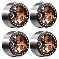 4pcs 56mm Negative Offset -11mm 1.9 Beadlock Wheel Rim 12mm Hex Fit for 1/10 1/12 TRX4 TRX6 Axial SC