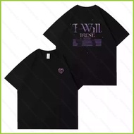 PS2 Red Velvet Bae Ju Hyun Irene I-WILL comfortable soft tee summer T-shirt KPOP Short Sleeve Top SP