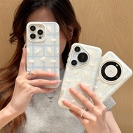 funny phone case iphone funny phone case Small Fresh Blue Plaid Suitable for Dogs iphone16Promax App