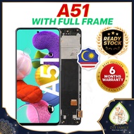 LCD SAM A51 / A515 SUPER ORIGINAL AMOLED  IPS + FRAME Compatible For Original Glass Touch Screen Dig