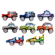 Racing Car Police Truck Transportation Vehicle F1 Foil Balloon Birthday Party Theme Decoration 3D Ba