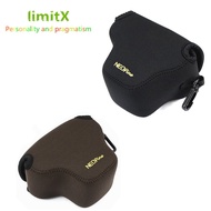 Neoprene Camera Case Bag For Canon EOS M50 M50II M6II w/ EF-M 15-45mm Lens Olympus OM-D E-M10 II III