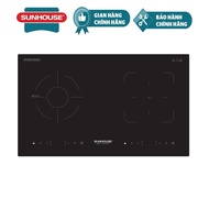 [Mã ELMALLCOIN hoàn 5% xu đơn 500K] Bếp đôi điện từ hồng ngoại SUNHOUSE SHB9104MT