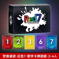 Board Game Cards red Seven 7 Adult Playing Games Multiplayer Group Build Family Leisure Party Toys