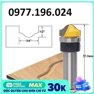 Mũi phay gỗ đánh chỉ pano - mũi soi chỉ pano cốt 12ly7