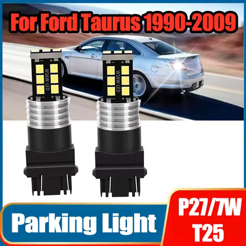2PCS 6000K White 3157 P27/7W T25 Car Lamp 12V High Power Turn Signal Lamp Parking Light Plug and Pla