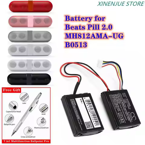 Speaker Battery 7.4V/750mAh J272/ICP092941SH for Beats Pill 2.0, MH812AMA-UG, B0513
