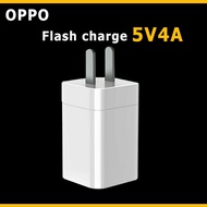 Kinkong ⚡ชุดสายชาร์จ OPPO SUPER VOOC แท้ 100%  สายชาร์จ Micro USB+หัวชาร์จ 5V4A ชุดชาร์จ oppo แท้ VOOC Charger สายชาร์จเร็ว oppo fast charge รองรับ R15 R11 R11S R9S A77 A79 A57 R9 DL118 F9