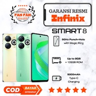 Infinix Smart 8 3/64G – Up to 8 GB Extended RAM - 90Hz - 6.6"HD+ Punch