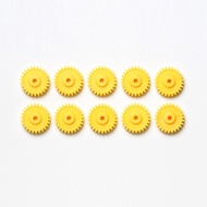 💯Tamiya #10312 - AO-1041 G-18 Gear Yellow (10pcs)  [10312]