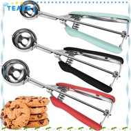 TEASG 1/3PCS Cookie Scoop Set, 304 Stainless Steel Multifunctional Ice Cream Scoop, with Comfort Han
