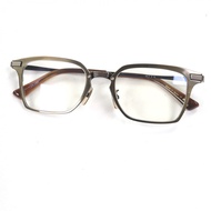 全新未使用商品 ▼ DITA 25SS DTX187 LINRCON-TWO 方形眼鏡 復古金淨CLEARブラウン51□20-145 示範鏡片 含包裝盒和眼鏡盒 日本製造 男士