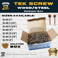 TEK SCREW FOR WOOD | STEEL (SOLD PER BOX) text screw | tex screw | tekscrew SMALL BOX