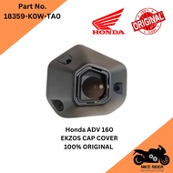 Honda ADV 160 ekzos exhaust end cap tail cover 100% original 18359-K0W-TA0