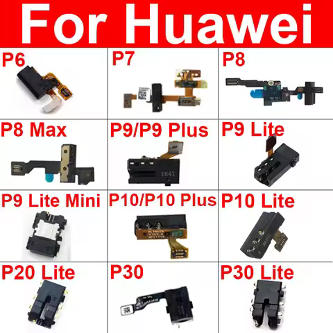Ear Jack Earphone Audio Port Connector Flex Cable For Huawei P9 P10 Plus P30 P20 P9 Lite Mini P8 Max