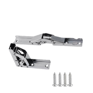 10 PCS Engsel Lipat 90 Derajat 6 Inch Engsel Bawah Pintu Lipat Bahan Baja Canai Dingin