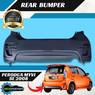 Perodua Myvi Se2 2008-2010 Rear Bumper Belakang Pp Material Plastik Fastlink