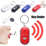AVUKA LED Whistle Key Finder Pet Tracker Flashing Keyring Light Torch Keychain Beeping Locator Track