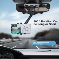 MiMi Car Mirror Clip Phone Holder Anti Shock In-Car Rear View Mirror Mount GPS DVR 360 Degree Rotate