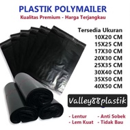 Semi-GLOSSY Polymailer Plastic packing, Black Polymailer Economical Plastic Packing Plastik Packing