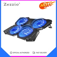 Zezzio ZLP-B4 Ultra Quiet Laptop Cooler with 4 Strong Quiet Fans Dual USB ports for 12-17 Inch Notebook