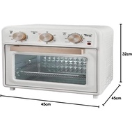 Toyomi AFO 2424RC Easy  Health  Air  Fryer  Oven,  24L,  White  Low emissivity glass that reduces in