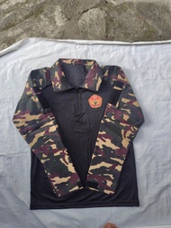 Baju banser Kaos banser loreng nasional BDU tactical seragam polo shirt pria