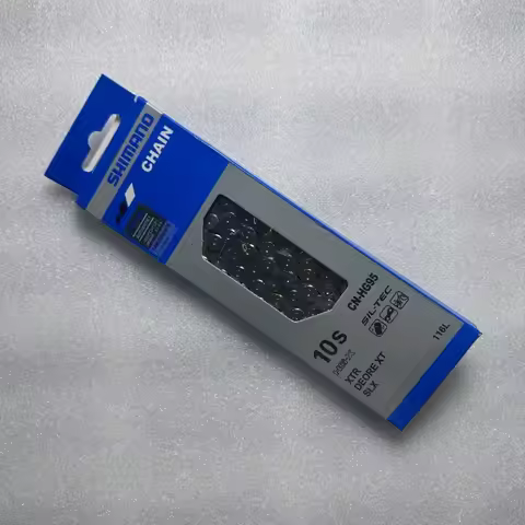SHIMANO HG95 10 Speed MTB Bike Chain with SIL-TEC for XTR XT SLX Cycling Drivetrain Replacement Upgr