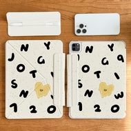 เคส iPad แบบครอบครึ่งหน้า 11 นิ้ว Apple iPad pro Air 6 สำหรับ iPad รุ่นที่ 10 แบบคลัตช์แบบหัวเข็มขัด