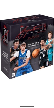現貨2025/26 Topps Signature 籃球卡盒 mega十盒