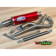 ท่อสูตร PP SPEED ท่อแข่ง ทรง Z (คอปริง) ไส้แข่ง Wave110i/เวฟ125i/ดรีม ซุปเปอร์คัพ/w125iLED แถมฟรี มิ