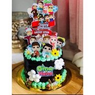 Topper Cake Omar dan Hana simple😇😇