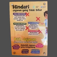 Acrylic Poster Hindari Snacks Not Healthy - Acrylic Poster for Healthy Snacks - Educational Acrylic 