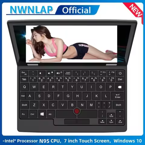 7 inch Mini Laptop Intel Procesador N95 16G RAM 256GB SSD With Touch Screen Pocket Netbook Windows 1