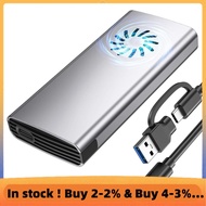 NVMe Enclosure SSD M.2 Adapter,  SSD NVMe to USB C 3.2 Gen 2 10Gbps NVMe Adapter for 2242 2280 SSD P