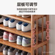 Shoe Rack Bamboo Simple Household Floor Shoe Rack Multi-Layer Space-Saving Dormitory Storage Economical Small Shoe Cabin