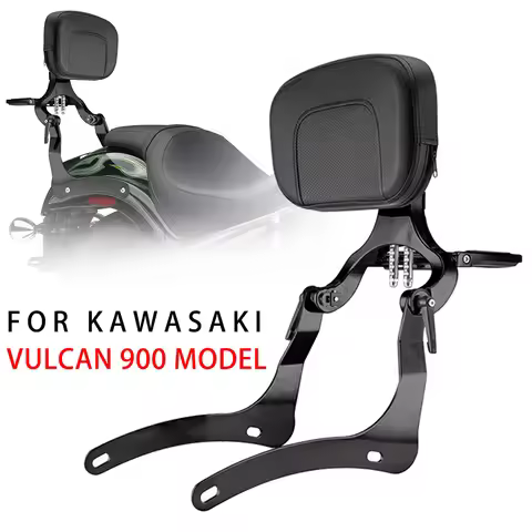 For Kawasaki Vulcan VN 900 Custom Classic Bobber VN900 Motorcycle Rear Backrest Adjustable Folding S