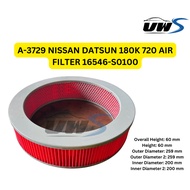A-3729 NISSAN DATSUN 180K 720 AIR FILTER 16546-S0100