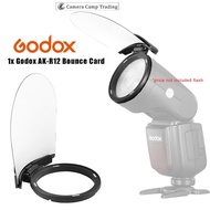 Godox AK-R11 Dome AK-R12 Bounce Card Accessory for Round Flash Head (for Godox V1 AD100Pro AD200 AD2