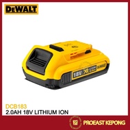 DEWALT DCB183 XR 2.0 AH 18V LITHIUM ION BATTERY