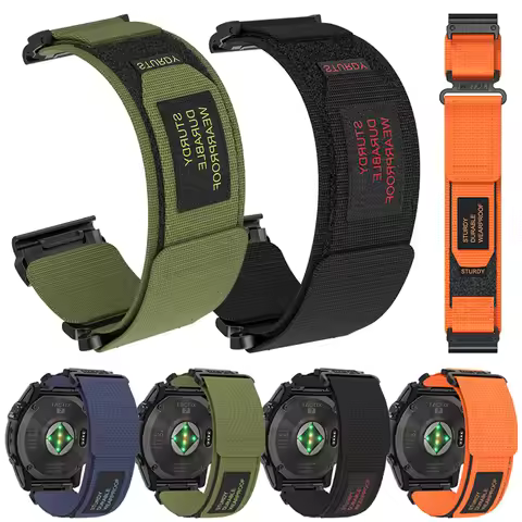 Quickfit Nylon Strap For Garmin Descent Mk3i 51mm Mk2 Bracelet Garmin Enduro 2 MARQ/Epix Gen 2 Sport