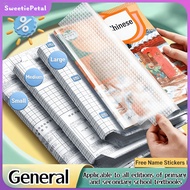 [Useful] Self Adhesive Sticker Book /Cover Pembalut Buku Sticker Frosted /Diamond Emboss Clear Book 
